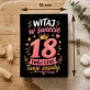 Czekoladki Na 18 Urodziny Prezent Dla Kobiety: Witaj W Świecie 18