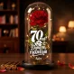 Wieczna Róża LED Na 70 Urodziny Kobiety Prezent Na 70 Urodziny Dla Kobiety: 70 Lat? Dopiero Rozkwitam Wieczna Róża LED Na 70 Urodziny Kobiety Prezent Na 70 Urodziny Dla Kobiety: 70 Lat? Dopiero Rozkwitam