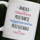 Ukochana przez babcię - Personalizowany Kubek