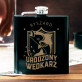 Urodzony wędkarz - Piersiówka z grawerem