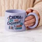 Kubek Z Okrągłym Uchem Dla Chemika Prezent Dla Mężczyzny: Chemiczna Codzienność Kubek Z Okrągłym Uchem Dla Chemika Prezent Dla Mężczyzny: Chemiczna Codzienność