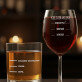 Wasze drinki - Zestaw kieliszek do wina i szklanka do whisky Wasze drinki - Zestaw kieliszek do wina i szklanka do whisky