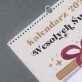 Wesołych Świąt - Kalendarz wiszący