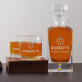Whisky Warmer - Zestaw Grawerowana Karafka I Szklanki Do Whisky Whisky Warmer - Zestaw Grawerowana Karafka I Szklanki Do Whisky