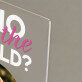Who run the world - Wydruk na szkle akrylowym z podstawką Who run the world - Wydruk na szkle akrylowym z podstawką