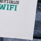 WIFI - Koszulka męska z nadrukiem