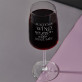 Wino rozumie - Kieliszek do wina kryształowy