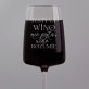 Wino rozumie - Kieliszek do wina kryształowy