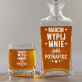 Wypij mnie - Zestaw Grawerowana Karafka I Szklanki Do Whisky Wypij mnie - Zestaw Grawerowana Karafka I Szklanki Do Whisky