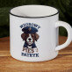 Wzorowy pies - Kubek ceramiczny z czarnym rantem Wzorowy pies - Kubek ceramiczny z czarnym rantem