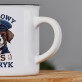Wzorowy pies - Kubek ceramiczny z czarnym rantem Wzorowy pies - Kubek ceramiczny z czarnym rantem