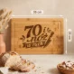 Deska Do Krojenia Na 70 Prezent Dla Kobiety: Ostra Siedemdziesiątka