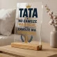 Druk Na Szkle Dla Taty Prezent Na Dzień Ojca Dla Mężczyzny: Tata Ma Ostatnie Słowo