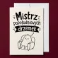 Kartka z Życzeniami Na Emeryturę Dla Emeryta Mężczyzny: Uroczy Mistrz Drzemek