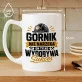 Kubek Z Nadrukiem Dla Górnika Prezent Dla Mężczyzny: Górnik Wydobywa Sukces