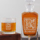 Zasłużył Na Szklankę Whisky - Zestaw Grawerowana Karafka I Szklanki Do Whisky