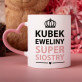 Zestaw prezentowy dla siostry 2 z kubkiem, misiem i słodkościami