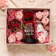 Zestaw prezentowy dla Teściowej z wieczną różą, czekoladą i solami do kąpieli