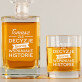 złe decyzje - Zestaw Grawerowana Karafka 0,7 i Szklanki Do Whisky złe decyzje - Zestaw Grawerowana Karafka 0,7 i Szklanki Do Whisky
