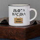 Złota rączka - Kubek ceramiczny z czarnym rantem Złota rączka - Kubek ceramiczny z czarnym rantem