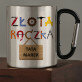 Złota rączka - Kubek metalowy z karabińczykiem