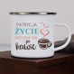 Życie po kawie - Kubek emaliowany