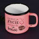 Życie po kawie - Kubek emaliowany